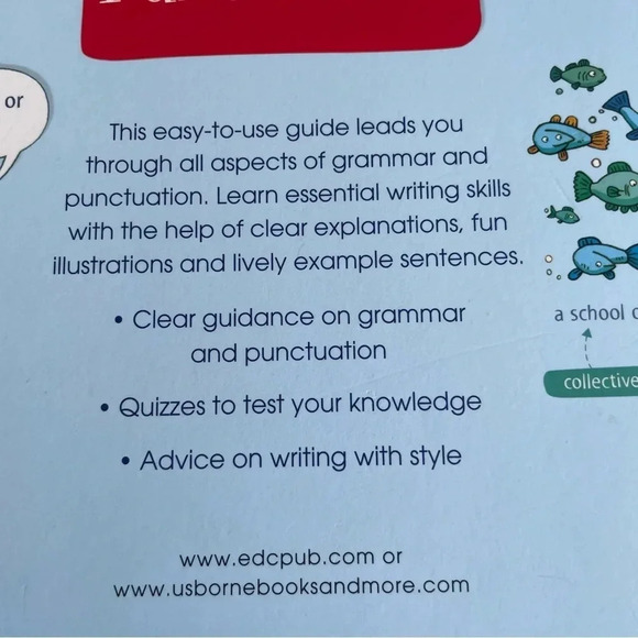 Usborne Illustrated Math/Grammar and Punctuation Dictionary Set - Picture 3 of 6